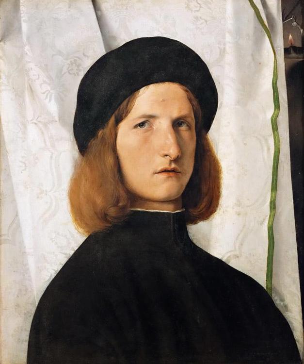 Lorenzo Lotto Portrait of a Young Man (mk08) oil painting image